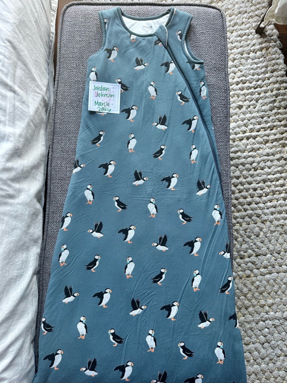 Kyte Baby Puffin Print Sleep Bag - Large 2.5